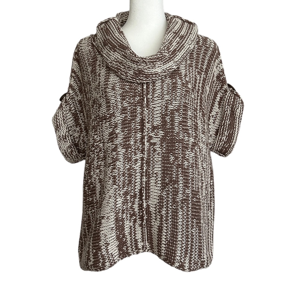 Pure‎ Handknit Chunky Cowl Neck Sweater (XS/S)